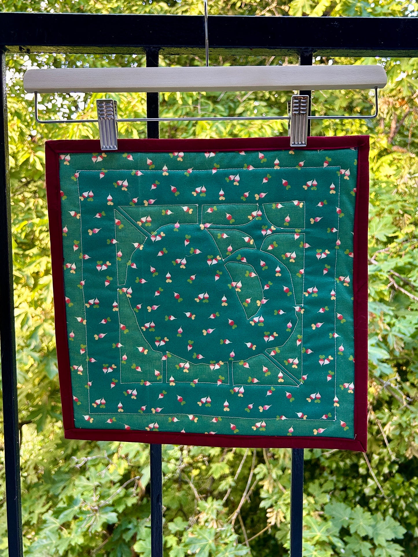 Pangolin Stained Glass Wall Hanging
