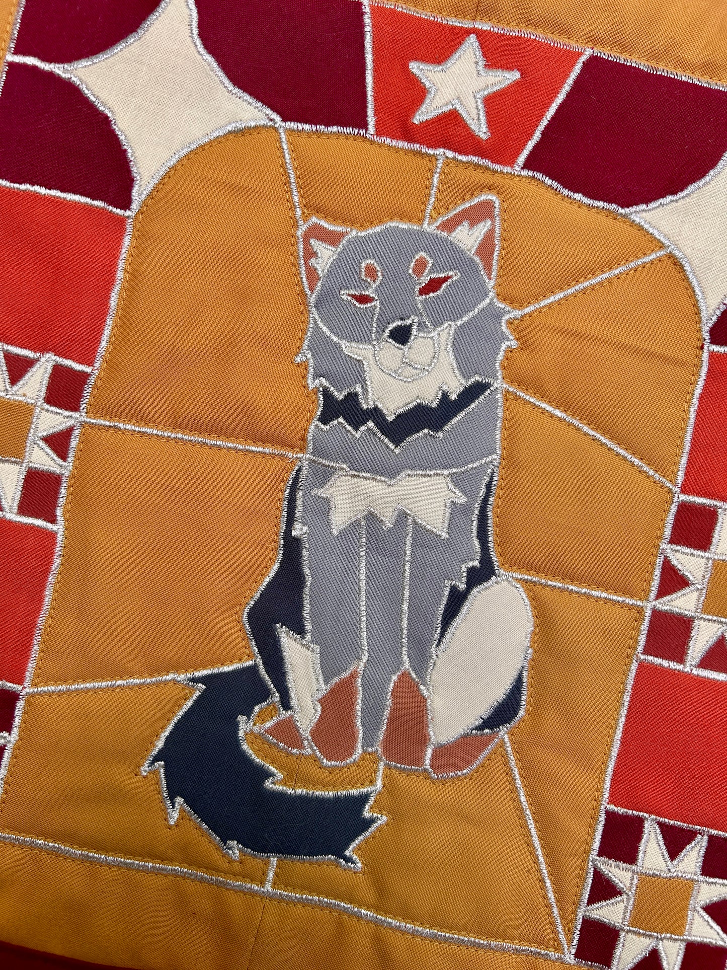 Darwin's Fox Stained Glass Wall Hanging
