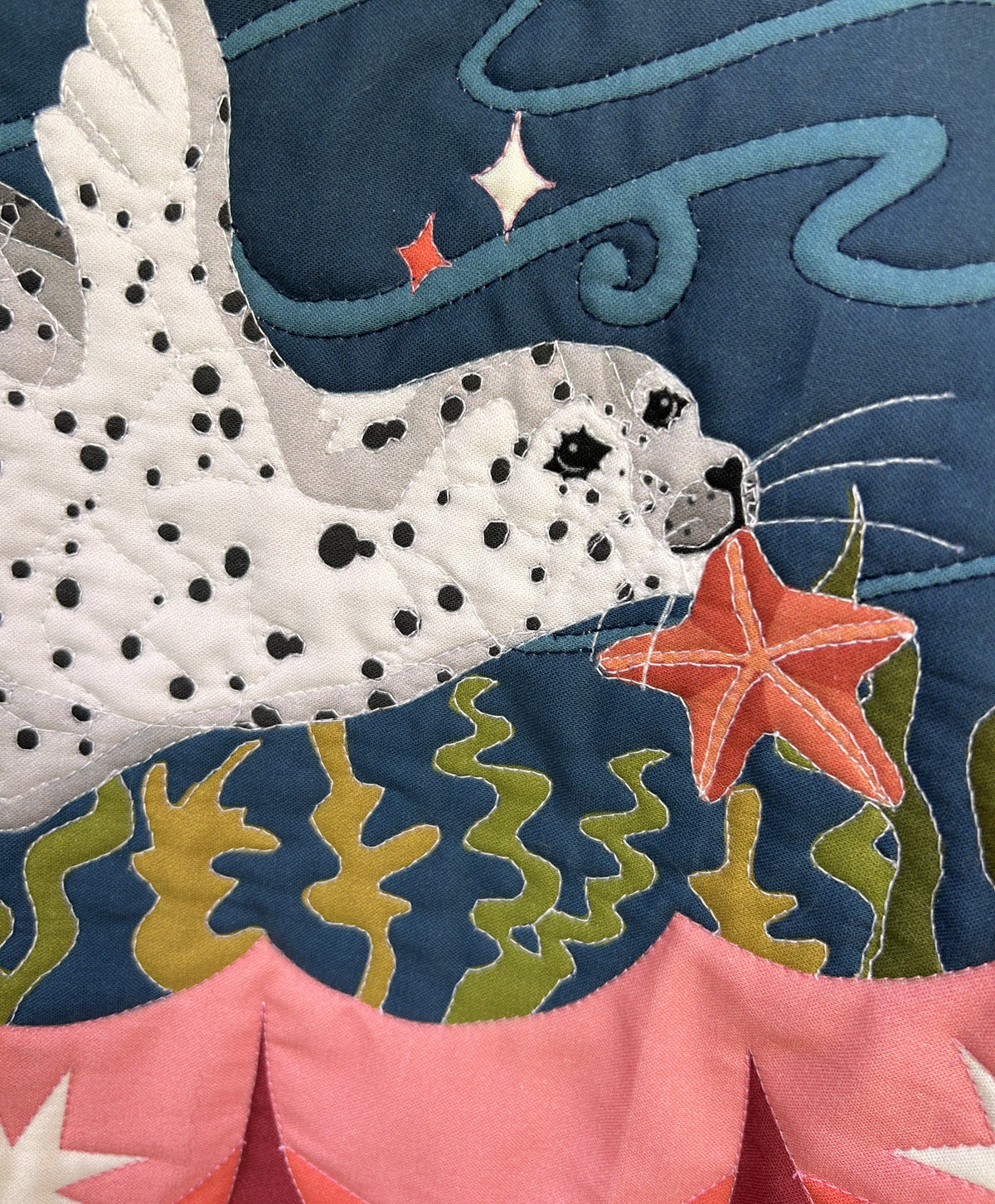 Selkie Wholecloth Quilt Banner