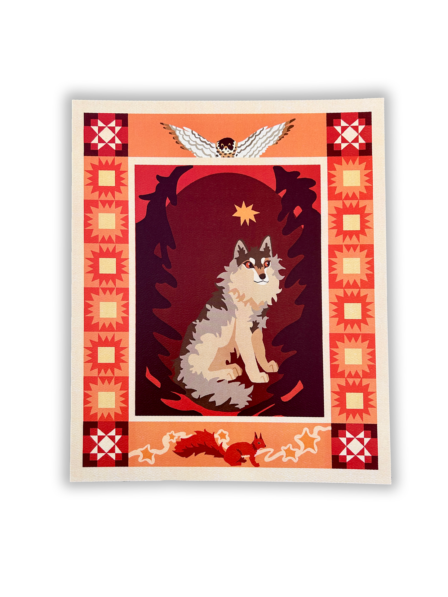 Summer Wolf - Art Print